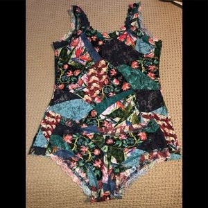 NWOT Hanky Panky Printed Lace Cami & Boy Short Set